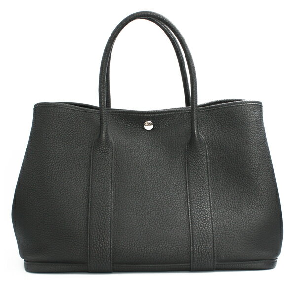 乐天商城 - HERMES エルメス バッグ ガーデンパーティPM ネゴンダ ガーデンパーティ ブラック シルバー金具 Z刻印(2021年製造)【送料無料】【中古】【D6977】