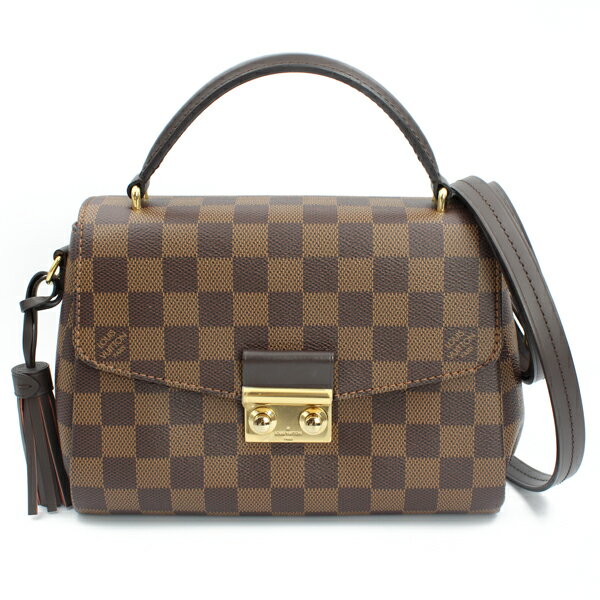 Rakuten - LOUIS VUITTON ルイヴィトン バッグ クロワゼット ダミエ モノグラム エベヌ ゴールド金具 N53000【送料無料】【中古】【D7067】