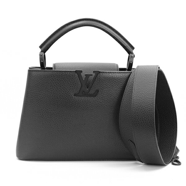 乐天商城 - LOUIS VUITTON ルイヴィトン バッグ カプシーヌBB トリヨンレザー ブラック ブラック金具 M55855【送料無料】【中古】【D7165】
