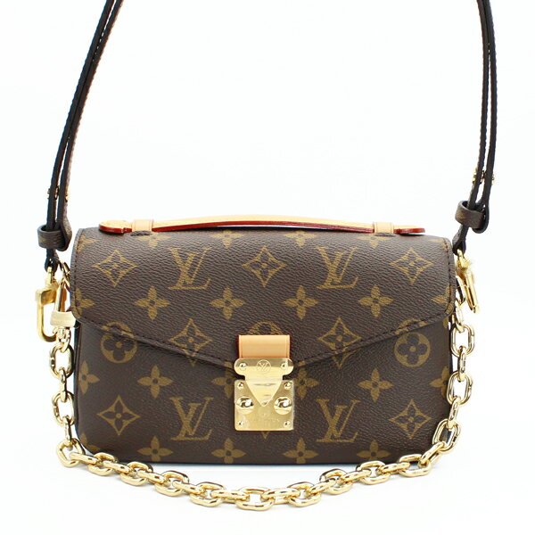 乐天商城 - LOUIS VUITTON ルイヴィトン バッグ ポシェット・メティスEW モノグラム・キャンバス ブラウン ゴールド金具 M46279【送料無料】【中古】【D7174】