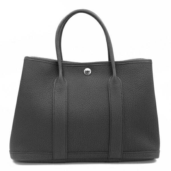 乐天商城 - HERMES エルメス バッグ ガーデンパーティTPM ネゴンダ ガーデンパーティ ブラック シルバー金具 W刻印(2024年製造)【送料無料】【中古】【D7241】