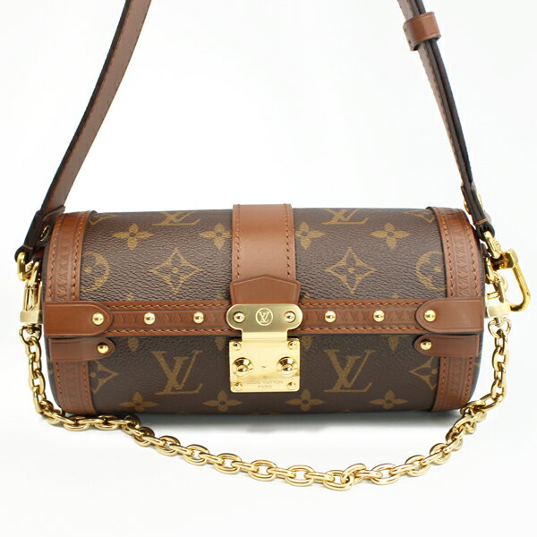 乐天商城 - LOUIS VUITTON ルイヴィトン バッグ パピヨントランク モノグラム・キャンバス ブラウン ゴールド金具 M57835【送料無料】【中古】【D7250】