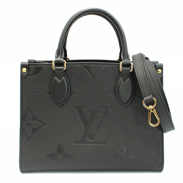 Rakuten - LOUIS VUITTON ルイヴィトン バッグ オンザゴーPM モノグラム・アンプラント ブラック ゴールド金具 M45653【送料無料】【中古】【D7251】