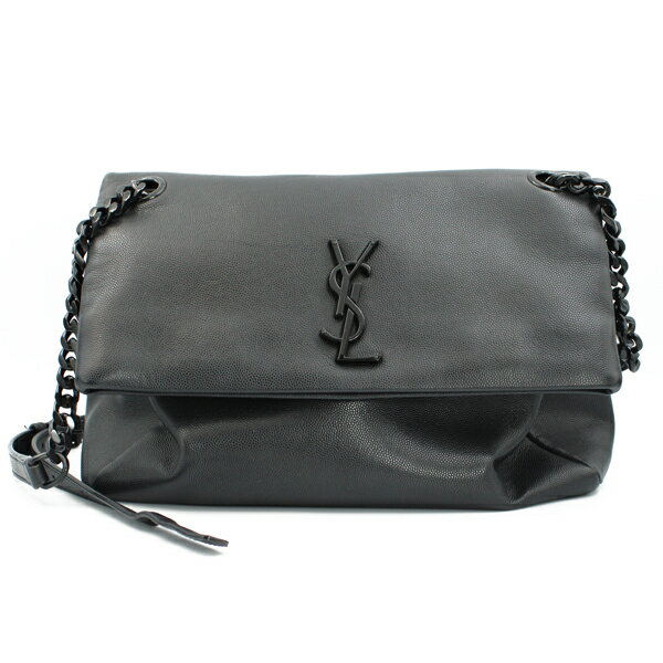 樂天商城 - SAINT LAURENT サンローラン バッグ ウエストハリウッド チェーンショルダーバッグ カーフ ブラック ブラック金具【送料無料】【中古】【D7314】