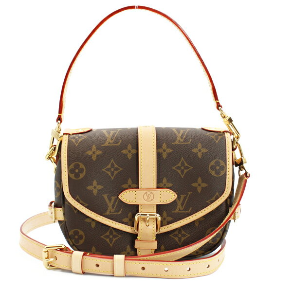 乐天商城 - LOUIS VUITTON ルイヴィトン バッグ ソミュールBB モノグラムキャンバス モノグラム ブラウン ゴールド金具 M46740【送料無料】【中古】【D7383】