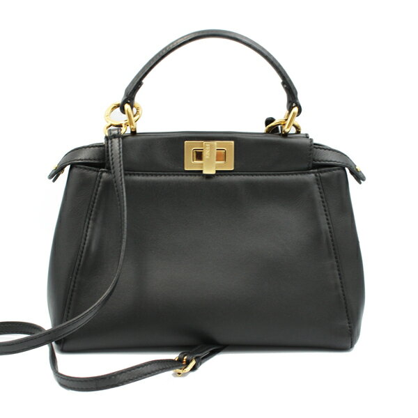FENDI フェンディ バッグ ピーカブー ミニ カーフレザ