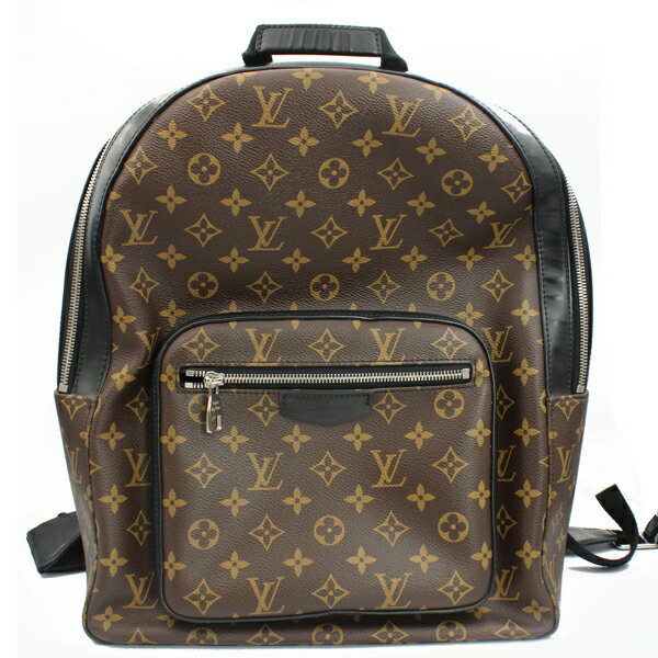 樂天商城 - LOUIS VUITTON ルイヴィトン バッグ ジョッシュ モノグラム・マカサー モノグラム ブラウン/ブラック シルバー金具 M41530【送料無料】【中古】【D7596】
