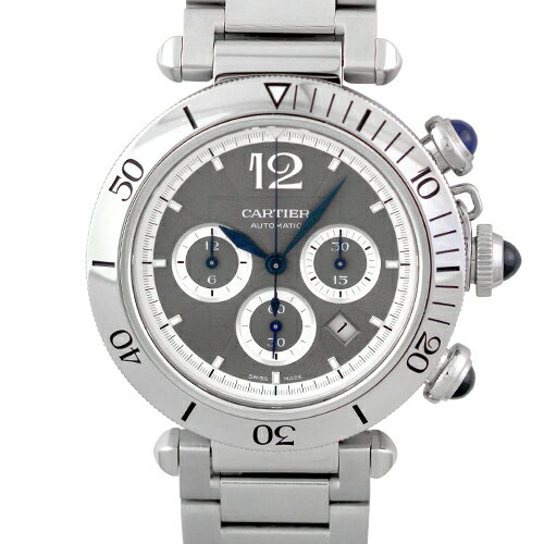 其它 - カルティエ CARTIER パシャ ドゥ カルティエ 41mm クロノ WSPA0027 SS 41mm グレー文字盤 【送料無料】【中古】【メンズ】【腕時計】