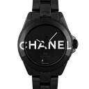 【正規品】シャネル CHANELJ12 ウォンテッド ドゥ シャネル 38mmH7418 セラミック38mm ブラック文字盤 【送料無料】【中古】【メンズ】【腕時計】【72110】