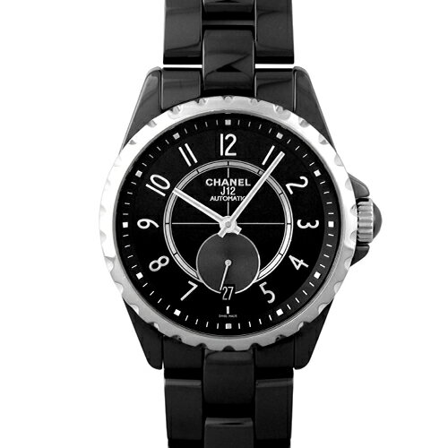 CHANEL - シャネル CHANEL J12-365 H3836 セラミック 36.5mm ブラック文字盤 【送料無料】【中古】【ユニセックス】【腕時計】