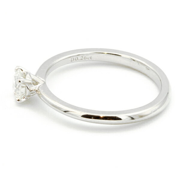 ティファニー TIFFANY&CO.ダイヤモンドリング #5.5 PT950 5.5号 【送料無料】【中古】【レディース】【アクセサリー】【D5247】
