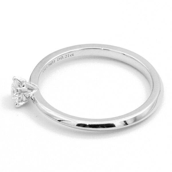 ティファニー TIFFANY&CO.ダイヤモンドリング #7.5 PT950 7.5号 【送料無料】【中古】【レディース】【アクセサリー】【D5617】