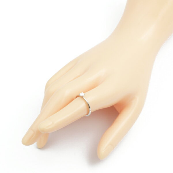 ティファニー TIFFANY&CO.ダイヤモンドリング #7.5 PT950 7.5号 【送料無料】【中古】【レディース】【アクセサリー】【D5617】