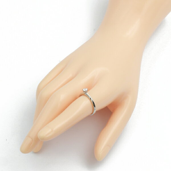 ティファニー TIFFANY&CO.ダイヤモンドリング #11 PT950 11号 【送料無料】【中古】【レディース】【アクセサリー】【D5618】