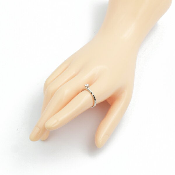 ティファニー TIFFANY&CO.ダイヤモンドリング #14 PT950 14号 【送料無料】【中古】【レディース】【アクセサリー】【D5619】