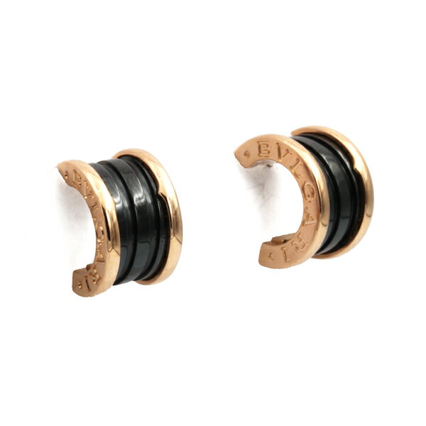 Rakuten - ブルガリ BVLGARIB.ZERO1 ピアス 750PG 幅約9mm 【送料無料】【中古】【レディース】【アクセサリー】【D6378】