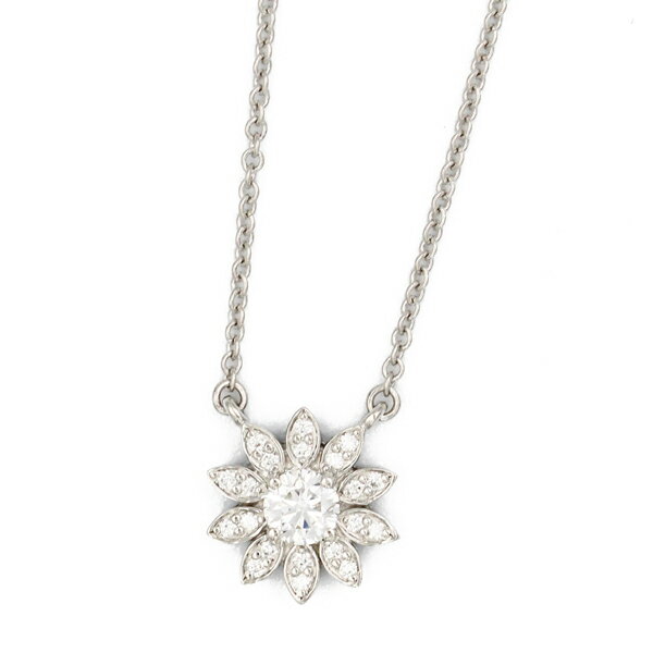 樂天商城 - ティファニー TIFFANY&CO.エンチャント フラワーダイヤモンド ネックレス PT950 【送料無料】【中古】【レディース】【アクセサリー】【D6395】
