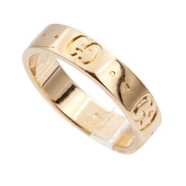 Pink Gold - グッチ GUCCIアイコンリング #刻印7 750PG 刻印7号(実寸約6.5号) 【送料無料】【中古】【レディース】【アクセサリー】【D6697】