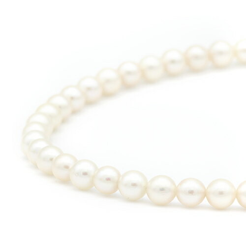 ノンブランド NONBRAND アコヤパールネックレス SV×GSV 42cm【送料無料】【中古】【レディース】【アクセサリー】【D3335】