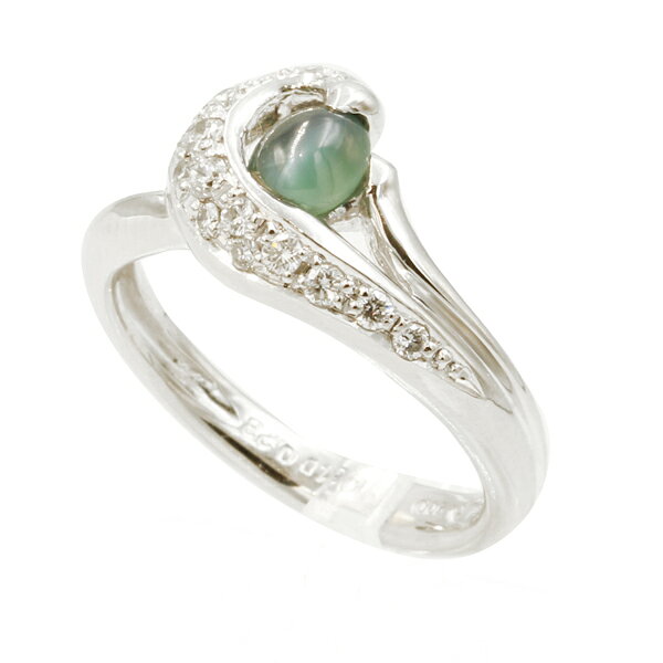 Alexandrite - ノンブランド NONBRANDアレキサンドライトキャッツアイ ダイヤモンドリング #12 PT900 12号 【送料無料】【中古】【レディース】【アクセサリー】【D6656】