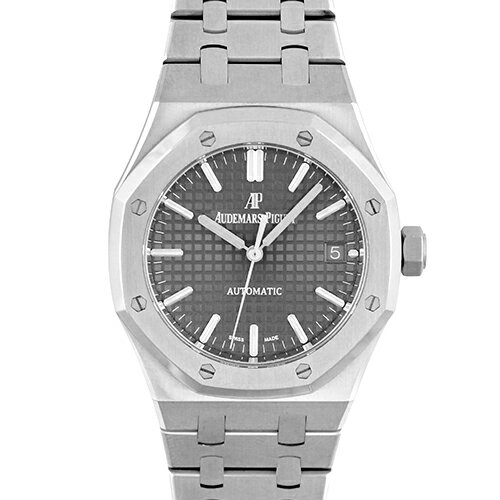 オーデマピゲ Audemars Piguetロイヤルオーク15450ST.OO.1256ST.02 SS37mm グレー文字盤 【送料無料】【中古】【メンズ】【腕時計】【73169】