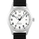 【正規品】IWC インターナショナルウォッチカンパニー パイロットウォッチ マーク18 IW327012 SS×革 40mm シルバー文字盤 【送料無料】【中古】【メンズ】【腕時計】(2)