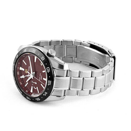 セイコー SEIKO グランドセイコー スプリングドライブ GMT キャリバー9R 20周年記念限定モデル SBGE305 9R66-0BR0 SS 40.5mm ダークレッド文字盤 【送料無料】【中古】【メンズ】【腕時計】