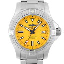 ブライトリング BREITLING アベンジャー シーウルフ A17319101I1A1 SS 45mm イエロー文字盤 【送料無料】【中古】【メンズ】【腕時計】