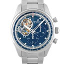 【正規品】ゼニス ZENITH クロノマスターオープン 03.20416.4061/51.M2040 SS 42mm ブルー文字盤 【送料無料】【中古】【メンズ】【腕時計】