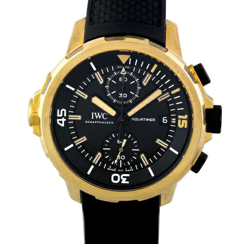 【正規品】IWC インターナショナルウォッチカンパニー アクアタイマー クロノ エクスペディション チャールズダーウィン IW379503 ブロンズ×ラバー 44mm ブラック文字盤 【送料無料】【新品】【メンズ】【腕時計】