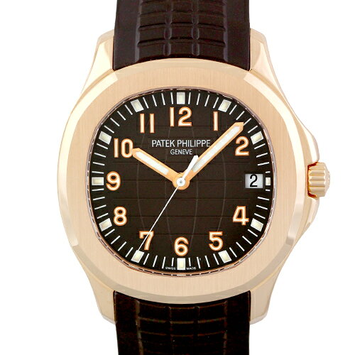 パテックフィリップ PATEK PHILIPPE アクアノート 5167R-001 PG×ラバー 40.8mm ブラウン文字盤 【送料無料】【中古】【メンズ】【腕時計】