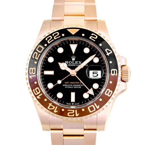 ロレックス ROLEX GMTマスター2126715CHNR PG40mm ブラック文字盤【送料無料】【新品】【メンズ】【腕時計】【心斎橋店_59248】