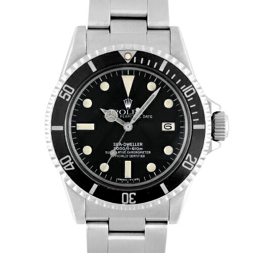 ロレックス ROLEXシードゥエラー1665 SS40mm ブラック文字盤 6番台【送料無料】【中古】【メンズ】【腕時計】【50113】