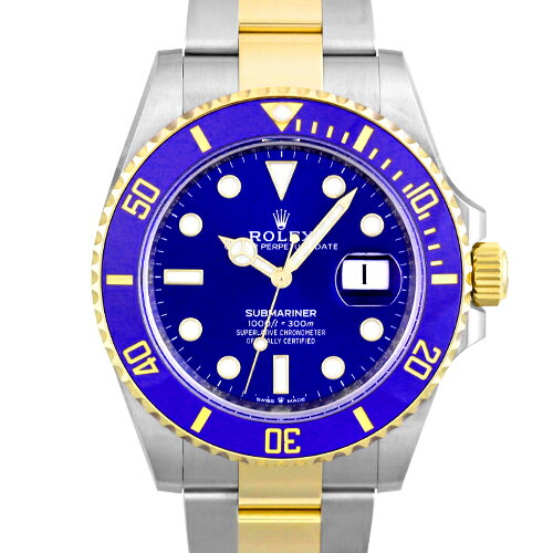 サブマリーナ 腕時計 ロレックス（メンズ） ロレックス ROLEXサブマリーナ126613LB YG×SS41mm ブルー文字盤【送料無料】【新品】【メンズ】【腕時計】【D2916】