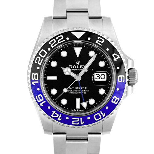 オイスター 腕時計（メンズ） ロレックス ROLEXGMTマスター2126710BLNR SS40mm ブラック文字盤 オイスターブレスレット【送料無料】【新品】【メンズ】【腕時計】【76625】