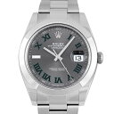 ロレックス ROLEX デイトジャスト41 126300 SS 41mm グレーグリーンローマン 【送料無料】【新品】【メンズ】【腕時計】