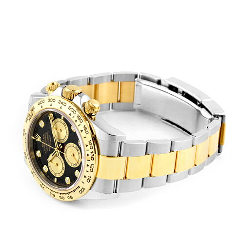 ロレックス ROLEX デイトナ 126503G YG×SS 40mm ブライトブラック×ゴールデン文字盤 8ポイントダイヤ メ oosaka-10031845 トキオカ サンプル画像2