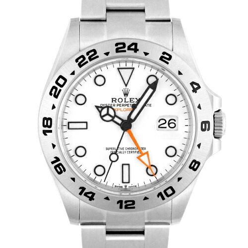 ロレックス ROLEX エクスプローラー2 226570 SS 42mm ホワイト文字盤【送料無料】...