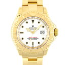 ロレックス ROLEX ヨットマスター 16628 YG 40mm ホワイト文字盤 A番【送料無料】【中古】【メンズ】【腕時計】【77411】