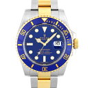 ロレックス ROLEX サブマリーナ 116613LB YG×SS 40mm ブルー文字盤 【送料無料】【中古】【メンズ】【腕時計】