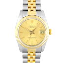 ロレックス ROLEX デイトジャスト 68273 YG×SS 31mm シャンパン文字盤 9番台 ジュビリーブレスレット【送料無料】【中古】【ユニセックス】【...