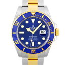 ロレックス ROLEX サブマリーナ 126613LB YG×SS 41mm ブルー文字盤 【送料無料】【中古】【メンズ】【腕時計】