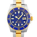 ロレックス ROLEX サブマリーナ 116613GLB YG×SS 40mm ブルー文字盤 8ポイントダイヤ【送料無料】【中古】【メンズ】【腕時計】