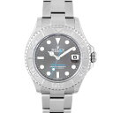 ロレックス ROLEX ヨットマスター37 268622 PT×SS 37mm スレ—ト文字盤 【送料無料】【中古】【ユニセックス】【腕時計】