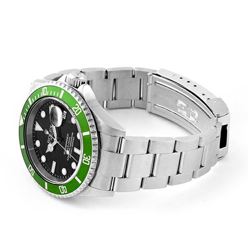 ロレックス ROLEX グリーンサブマリーナ 16610LV SS 40mm ブラック文字盤 F番 ファット4 ビッグスイス【送料無料】【中古】【メンズ】【腕時計】