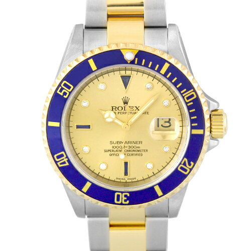 ロレックス ROLEX サブマリーナ 16613SG YG×SS 40mm シャンパン文字盤 【送料 ...