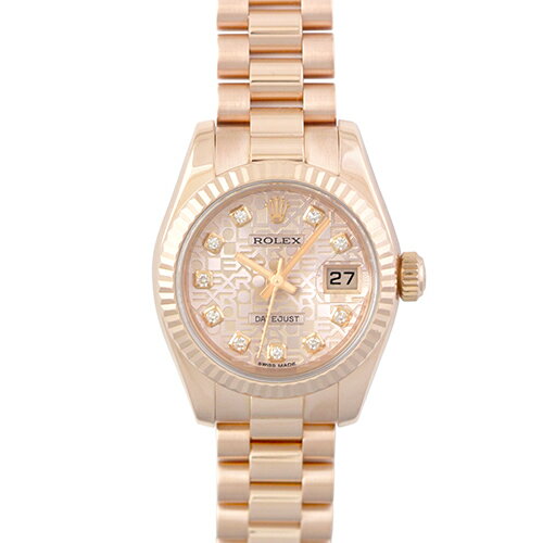 ロレックス ROLEX デイトジャスト 179175G PG 26mm ピンクコンピューター文字盤  ...