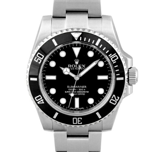 ロレックス ROLEX サブマリーナ ノンデイト 114060 SS 40mm ブラック文字盤 【送料無料】【中古】【メンズ】【腕時計】