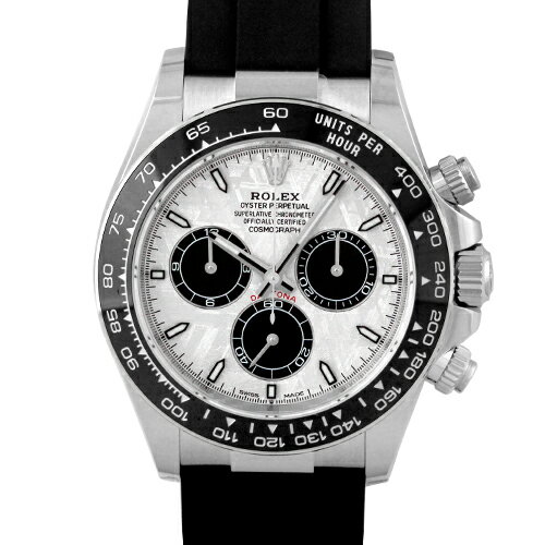 ロレックス ROLEX デイトナ 126519LN WG×ラバー 40mm メテオライト文字盤 【送料無料】【新品】【メンズ】【腕時計】