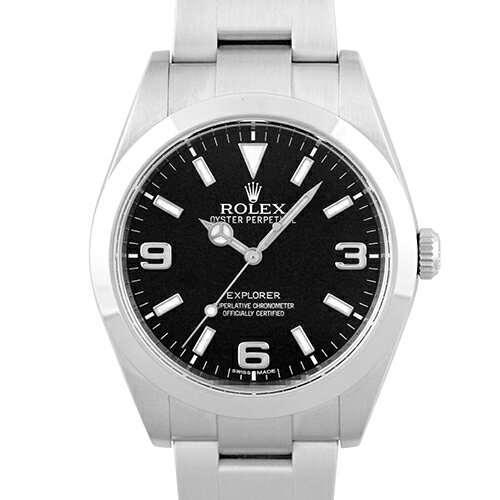EXPLORER - ロレックス ROLEX エクスプローラー1 214270 SS 39mm ブラック文字盤 【送料無料】【中古】【メンズ】【腕時計】
